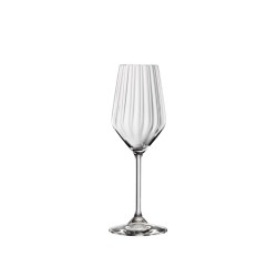 Set de 4 Copas de Champagne Lifestyle SPIEGELAU | Diseño Moderno en Diamante con Punto de Efervescencia