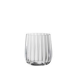 Set de 4 Vasos Lifestyle SPIEGELAU | Cristal Moderno en Diamante para Agua, Refrescos y Cócteles