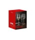 Set de 4 Copas de Champagne Style SPIEGELAU | Elegancia en Forma de Diamante para Espumosos