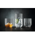 Set de 4 Vasos de Whisky Linear SPIEGELAU | Cristal Moderno con Diseño Ranurado