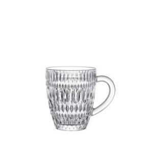 Set de 2 Vasos para Bebidas Calientes con Asa Nachtmann Ethno | Cristal Tallado Elegante y Resistente