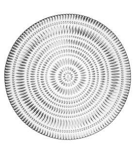 Set de 2 Platos de Cristal NACHTMANN Ethno 32 cm | Diseño Arabesco Elegante y Resistente