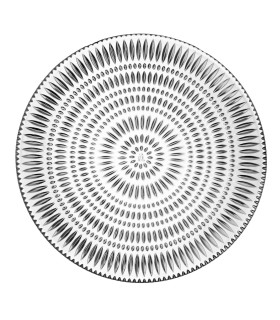 Set de 2 Platos de Cristal NACHTMANN Ethno 28 cm | Diseño Arabesco Elegante y Resistente