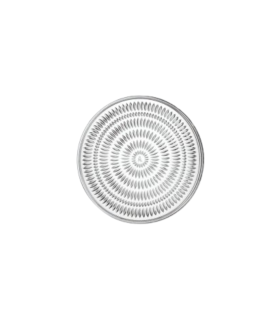 Plato NACHTMANN Ethno con Borde Nórdico de Cristal | Diseño Elegante